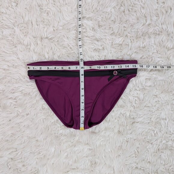 Panache Swimwear - Taylor Bikini Bottoms - Plum & Gray - Size Small (US)/10 (UK) - Picture 13 of 13